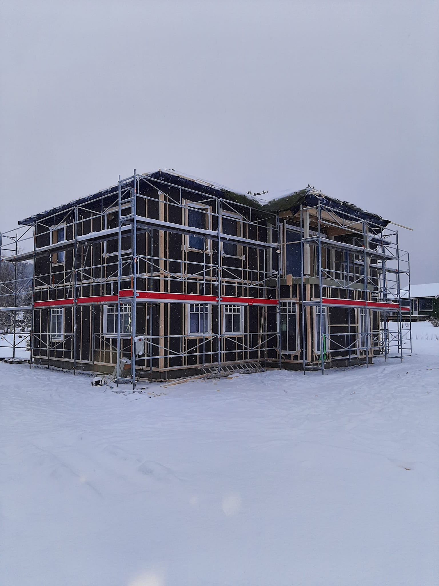 Nybygg enebolig (vinterbygging)