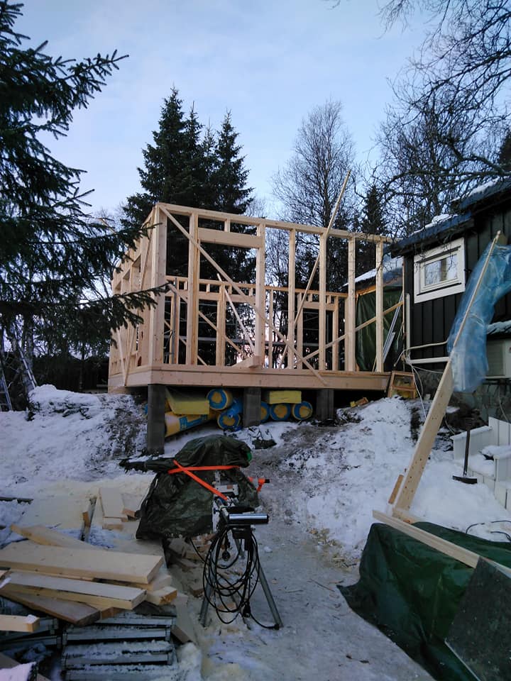 Tilbygg på hytte – bilde 3